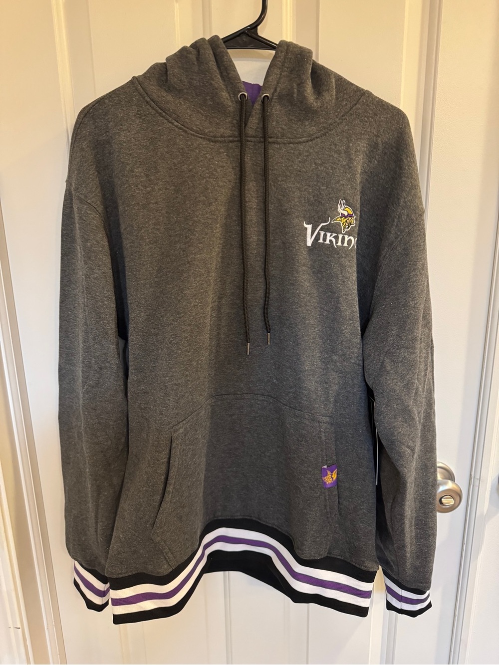 NWT Minnesota Vikings Ultra Game Hoodie Men’s M Gray NFL